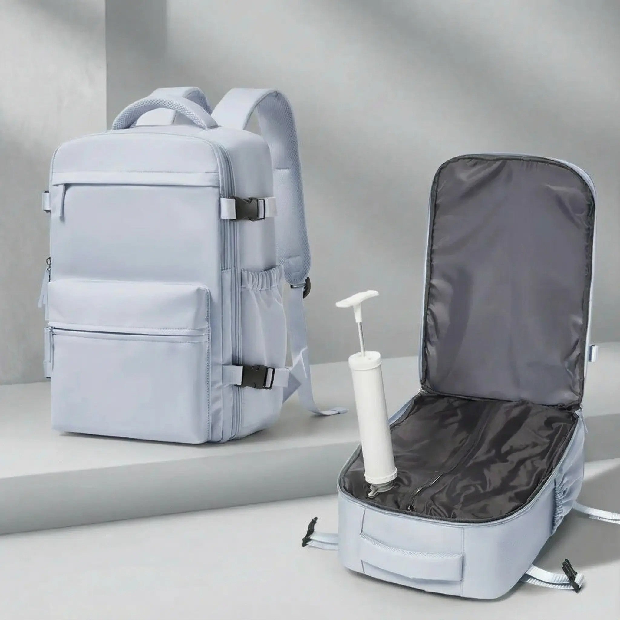 Inteligentny plecak z funkcją kompresji – więcej miejsca, mniej bałaganu