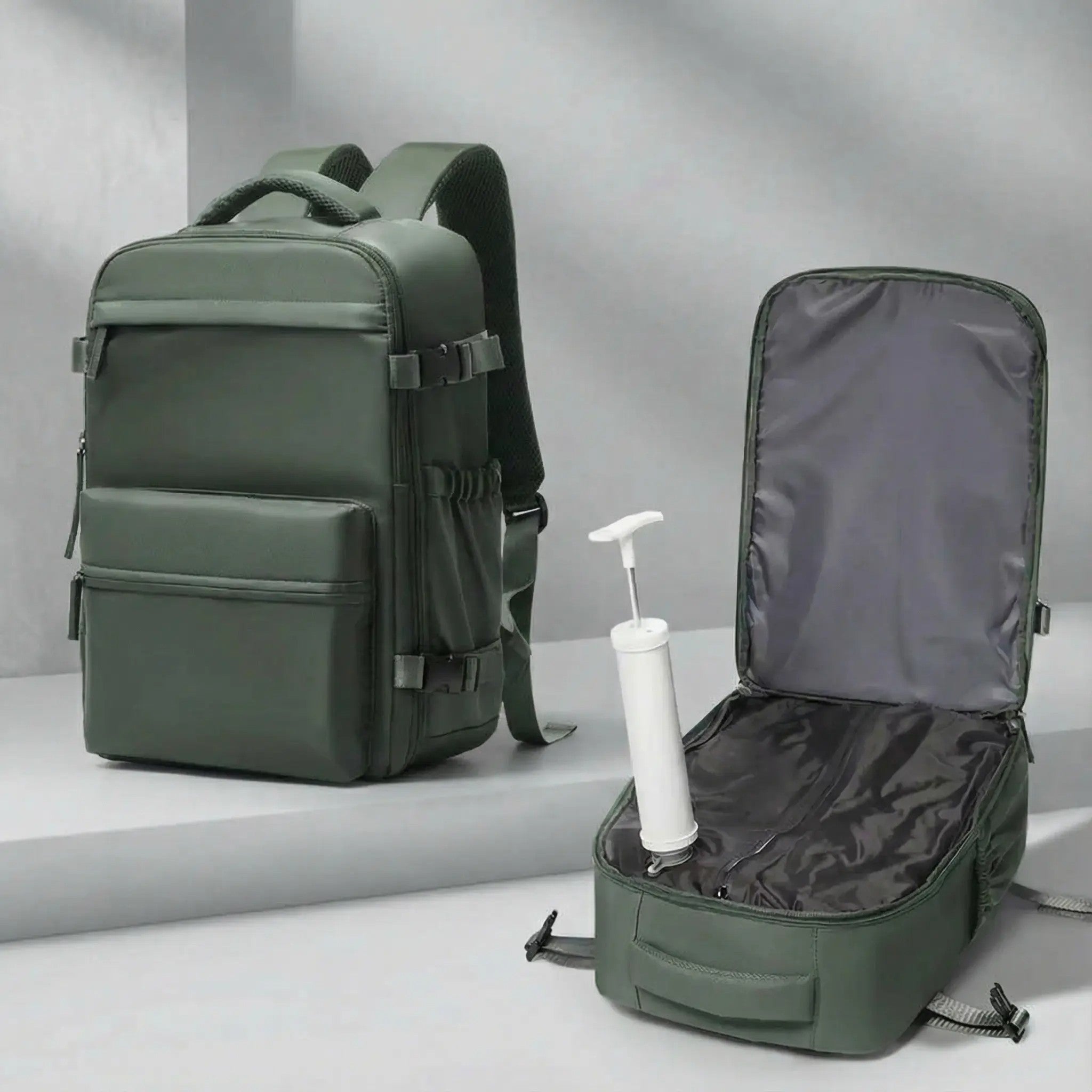 Inteligentny plecak z funkcją kompresji – więcej miejsca, mniej bałaganu